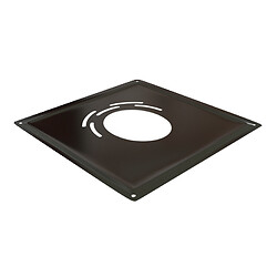 Plaque de liaison noire 400x400 pour adaptateur à visser Ø 140/146
