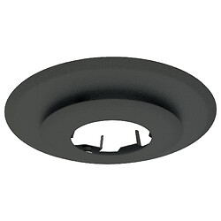Plaque de propreté ronde noir mat Ø 150/153