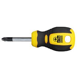Tournevis Phillips, manche boule ergonomique bi-matière, empreinte N°2 X 38 mm