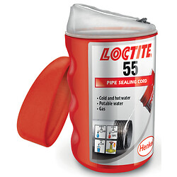 Fil d'étanchéité Loctite 55 pour raccords filetés, pot de 160 m