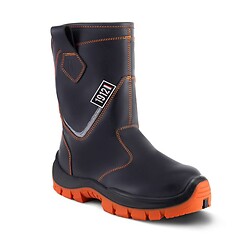 Bottes de sécurité pour soudeur Celsius - Noir et Orange - S3L HI HRO FO LG SR - 48