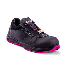 Chaussures de sécurité basses Femmes Venus - Noir et Rose - S3 SRA ESD - 36