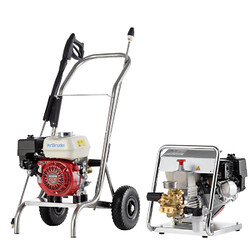 Nettoyeur Profi-jet B 20/200 sur chariot inox + ralentisseur + enrouleur + TB (raccord rapide D12)