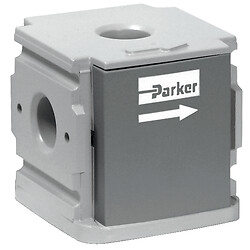 Bloc collecteur prise de pression série P32, orifices 1/4" BSPP cylindrique