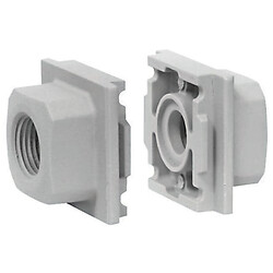 Bloc de raccordement série P31, sans joint torique, 1/8" BSPP cylindrique
