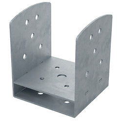 Support de poteaux 120x120 mm en U pour vis de fondation SPIRAL® livré avec vis centrale 16x50 mm + rondelles