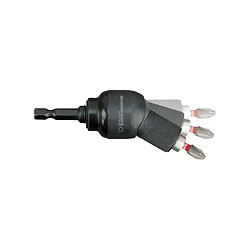 Renvoi d'angle cardan visseuse à choc + 10 embouts de vissage (lot de 10)