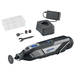 Kit outil multifonctions Dremel® sans fil 12V 2Ah- 8240 livré avec batterie, chargeur, 45 accessoires dans coffret zippé