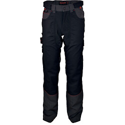 Pantalon ultra ergonomique sans genouillères coloris gris/noir T1 - 40/42