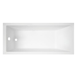 Baignoire Calos 2.0 à encastrer avec pieds 150x70cm blanc brillant