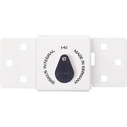 Porte-cadenas 141 Diskus Integral avec Cadenas Diskus 23 finition blanc