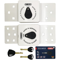 Pack Porte-cadenas 141/142 Diskus Integral pour Vehicule Utilitaire, finition blanc