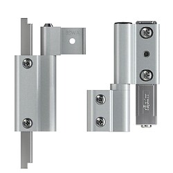 Paire de paumelles pour oscillo-battant 150 kg Galicube 150 finition blanc RAL 9016 mat