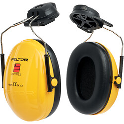 Coquilles antibruit 3M™ PELTOR™ Optime™ I, 26 dB, Yellow, montées sur casque, H510P3E-405-GU