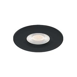 Spot encastré LED fixe Atlas CCT Noir