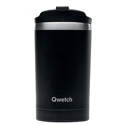Mug de voyage isotherme Matt Qwetch, coloris noir, contenance 350 ml