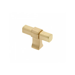 Bouton Imperial, longueur 50 mm, or brossé