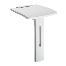 Siège de douche rabattable avec pied