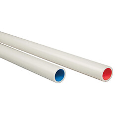 Tube PER-T Calineo Ø 16 blanc/rouge en couronne de 100 mètres