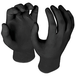 Boîte de 100 gants jetables nitrile noir BANNEC T10 XL