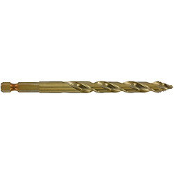Foret métaux HSS Cobalt 5% taillé meulé affûtage TSP Premium queue hexagonale 6,35 Ø 10 mm - longueur totale 133 mm
