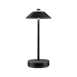 Lampe à poser Pellini 2W 300lm WhiteSwitch gradable cuir USB-C noir