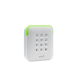 Lecteur mural avec clavier à codes, Design XS, Modèle Euro, Conique, Blanc, Mifare DESFire Bluteooth