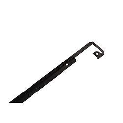 Profil alu jonction d'angle pour plan épaisseur 38 mm, rayon 0-2 mm, longueur 670 mm, finition noir