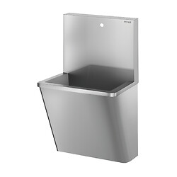 Auge chirurgicale Hygiène + 1 poste dosseret haut L.700 1 trou rob Ø22 Inox 304 satiné