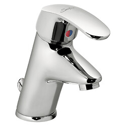 Mitigeur de lavabo hospitalier à bec fixe court h.78,5 mm - manette ajourée sans vidage