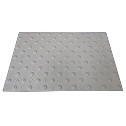 Dalles podotactiles d'éveil à la vigilance à visser à usage extérieur Waccess - 405mmx590mm - gris