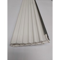 Joint anti-pince doigts Antigua hauteur 2 ml en 250 mm (2 profils et une bande) coloris blanc neige