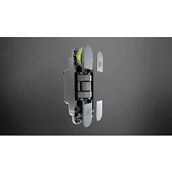 Charnières KUBICA K2460 avec caches magnétiques finition chromé satiné en boîte de 20