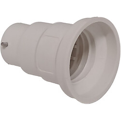 Adapteur douille B22 en E27 blanc