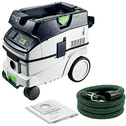 Aspirateur eau et poussières cuve polypropylène Cleantec CTL 26 EI