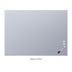 Tableau mural en verre dépoli - 100 x 150 cm - Chilly Lake