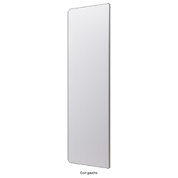 Tableau blanc mural WALL-UP LRC - Coin gauche arrondi - 200 x 59,5 cm