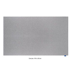 Panneau d’affichage acoustique WALL-UP - 119,5 x 200 cm - Gris clair