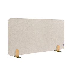 Séparateur de bureau acoustique ELEMENTS sur pieds - 60 x 120 cm - Beige