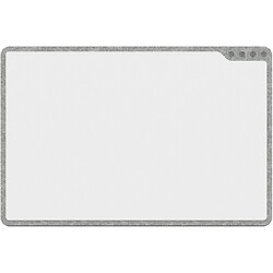 Tableau blanc mobile PLAYBOARD - 75 x 50 cm - Gris
