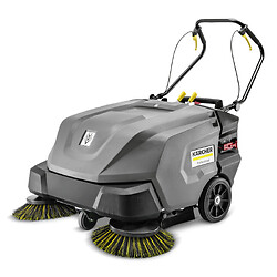 Balayeuse autotractée Karcher KM, largeur travail un balai 850 mm, cuve 50 l, avec batterie, avec 2 balais latéraux