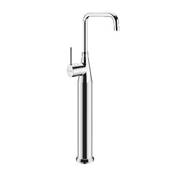 Mitigeur monotrou sur plage avec colonne de réhausse, bec tube orientable, 60 l/min L.300 H.685