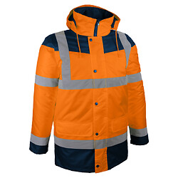 Parka haute visibilité orange fluo PALOMA taille S