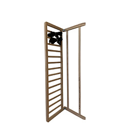 Barrière de lit pour bébé et jeune enfant, hauteur 400 mm, largeur 900 mm, en bois naturel