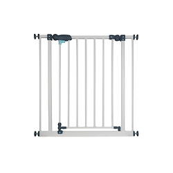 Barrière de sécurié extensible Aalto, largeur d'ouverture 730 à 810 mm, en métal blanc