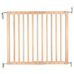 Barrière enfant Prune, largeur d'ouverture 690 à 1070 mm, en bois naturel