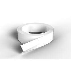 Profil PVC de finition adhésif 10 m, Smart profile cornière égale en L, dimensions 15 x 15 x 4 mm, finition blanc