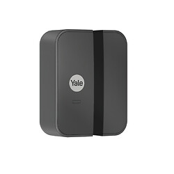 Détecteur d'ouverture portes et fênetres extérieur Yale, pour alarme intelligente, à pile