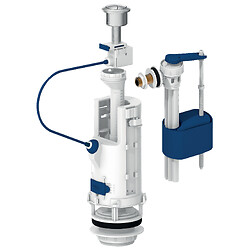 Lot 3 ensemble mécanisme de chasse DUAL 6 et robinet SX + 1 offert