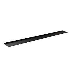 Tablette de miroir longueur 1200 mm x profondeur 120 mm Noir
